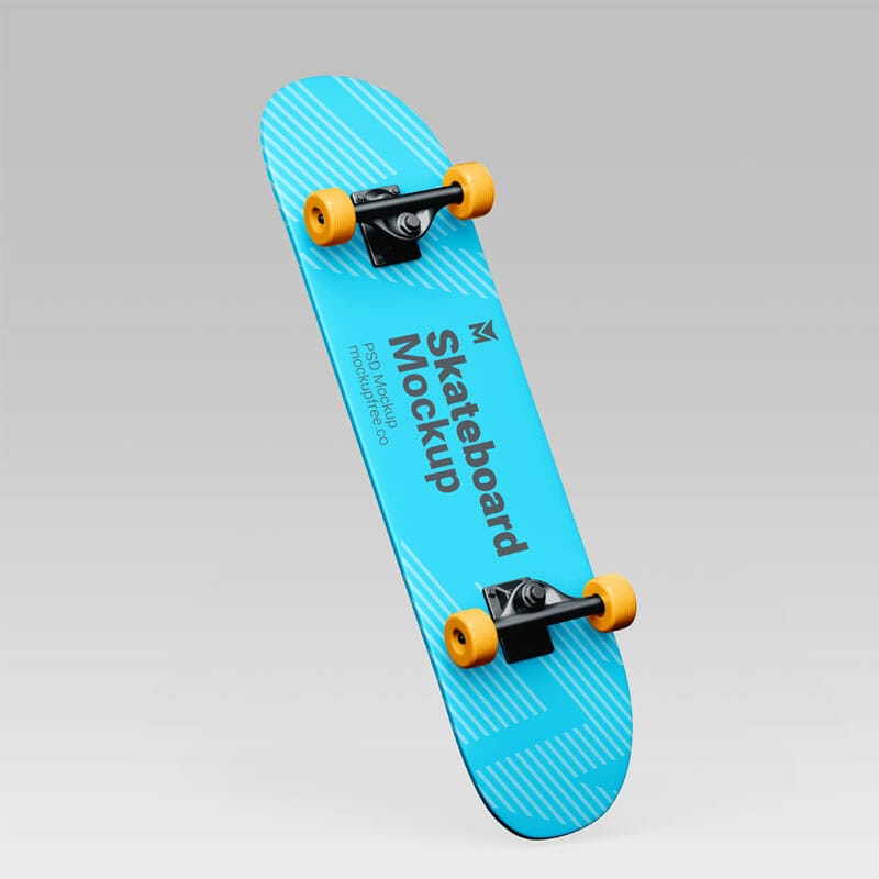Free Skateboard Mockup PSD
