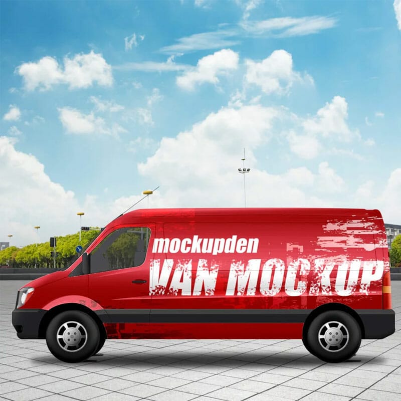 Free Vehicle Mockup PSD Template