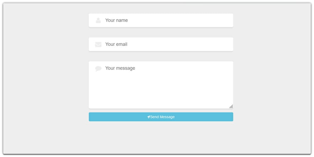 Highlighted Contact Form