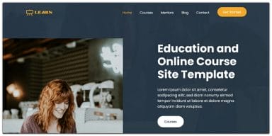 Free Education HTML Website Templates » CSS Author