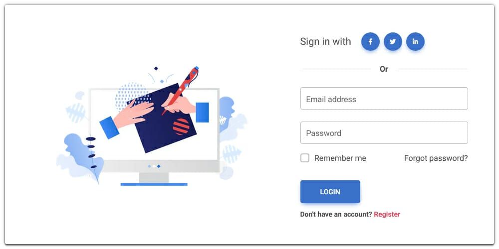 Login Form Bootstrap Templates