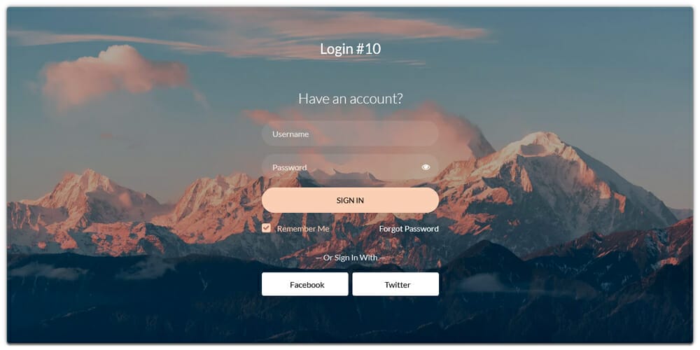Bootstrap Form Templates