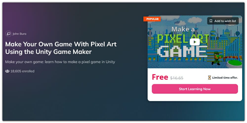Make Your Own Game With Pixel Art Using the Unity
