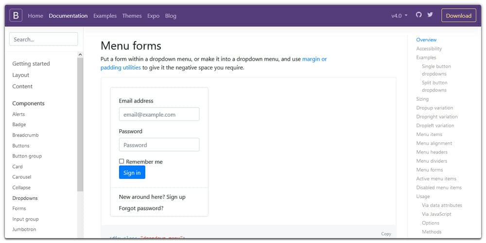Free Bootstrap Form Templates