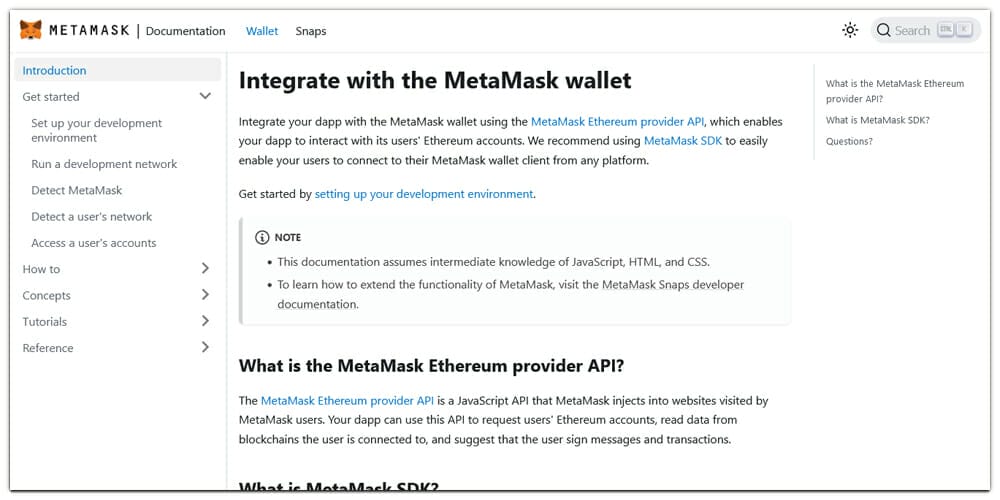 MetaMask Docs