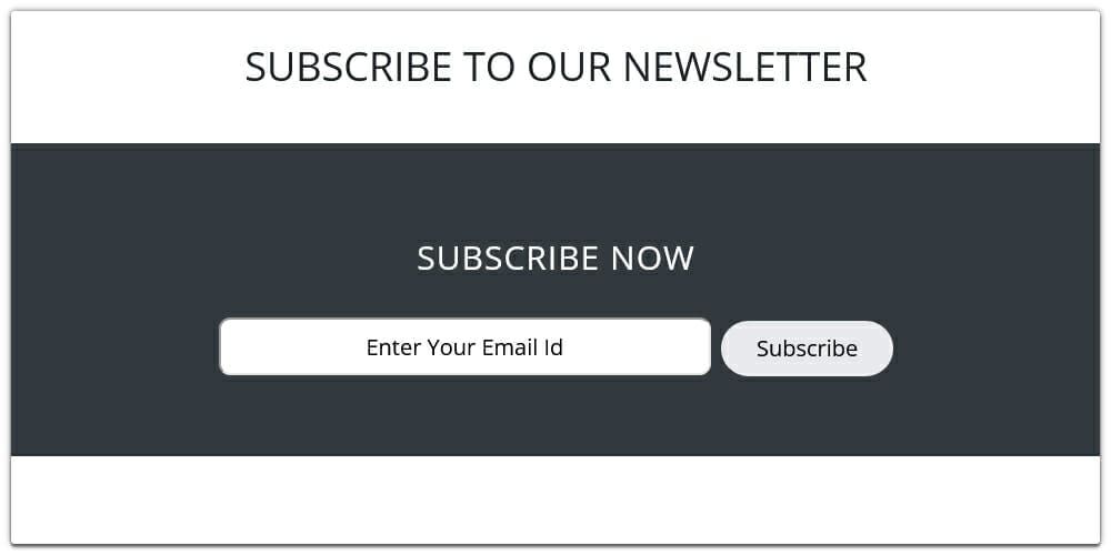 Newsletter Subscription Form