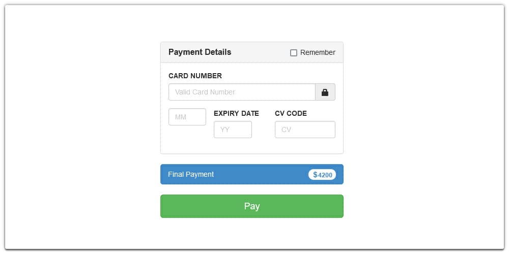 Payment Interface