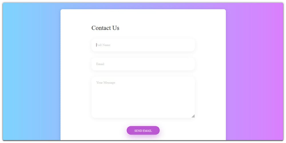 Responsive Bootstrap Contact us Forms