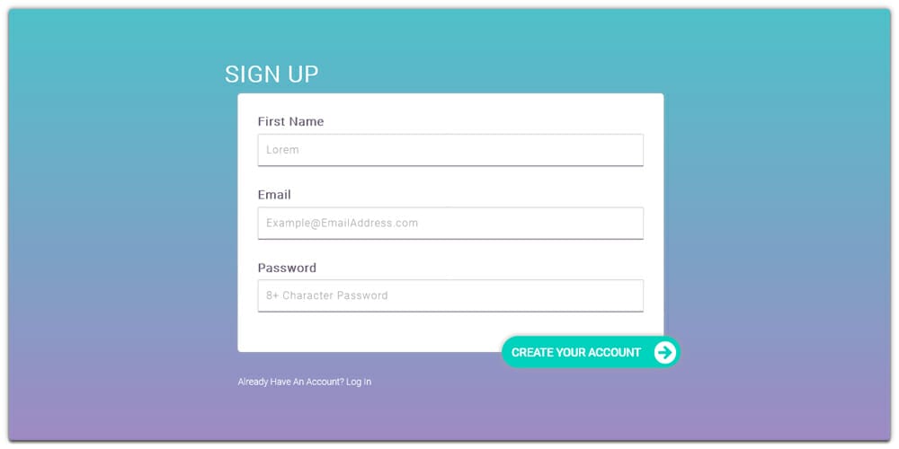 Responsive Bootstrap Form Style