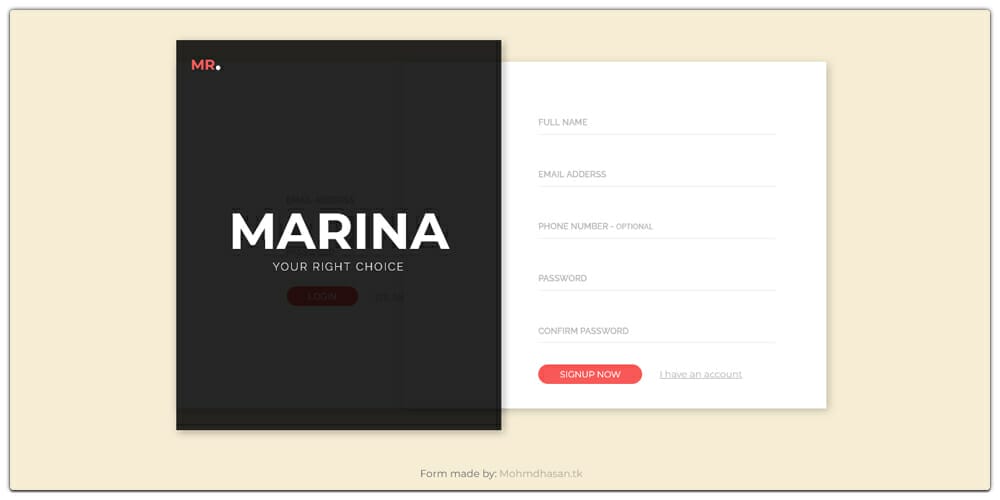 Best Free Bootstrap Login Forms » CSS Author