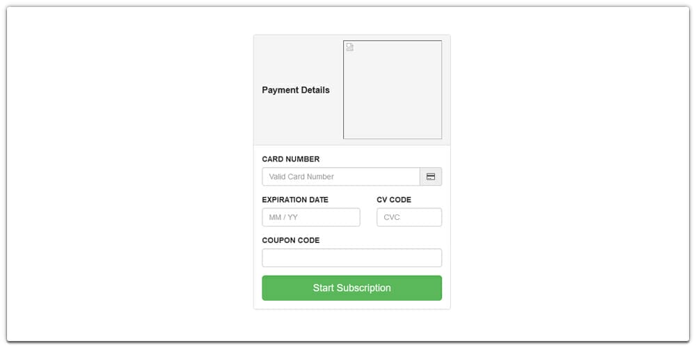 Simple Payment Form