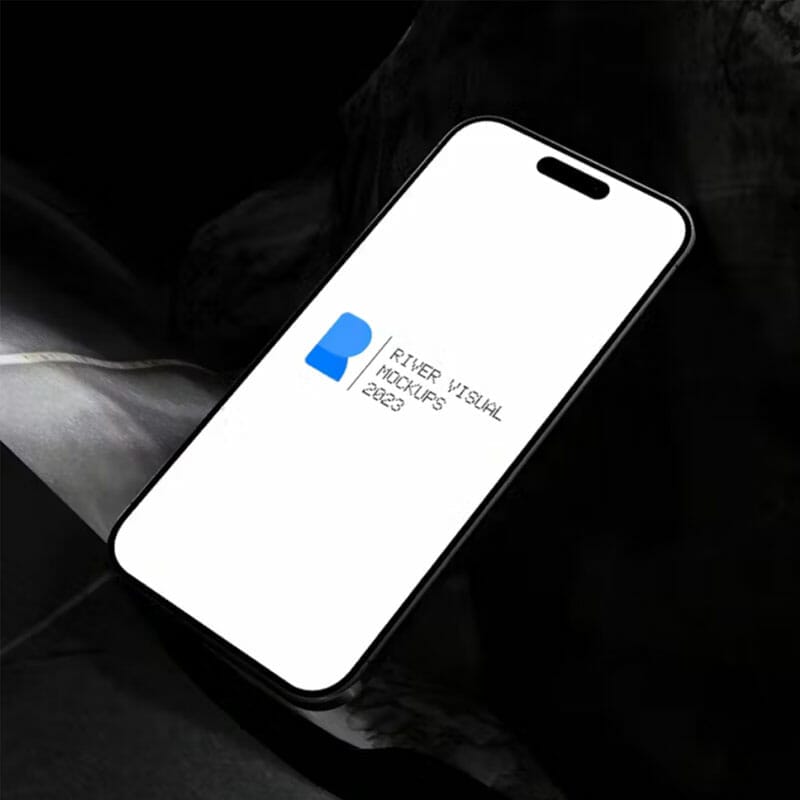 The Rock iPhone 15 Pro Mockup PSD