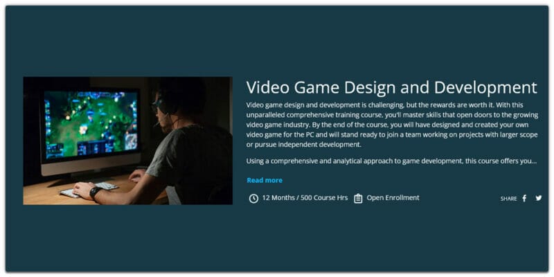 The Best Of The Best: Top Game Design Courses