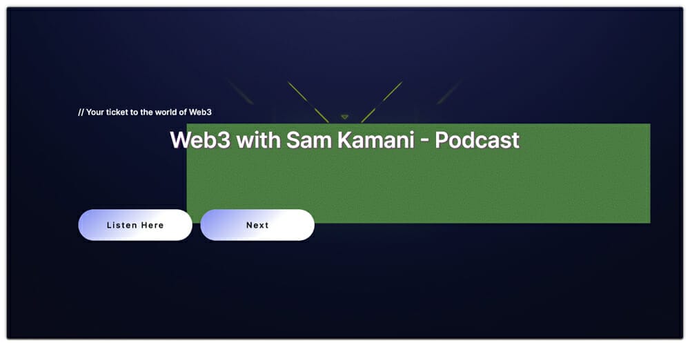 Web3 with Sam Kamani