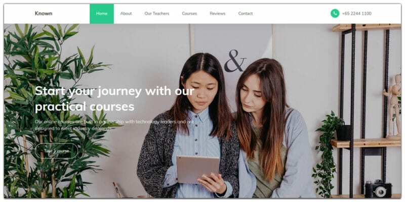 Free Education HTML Website Templates » CSS Author