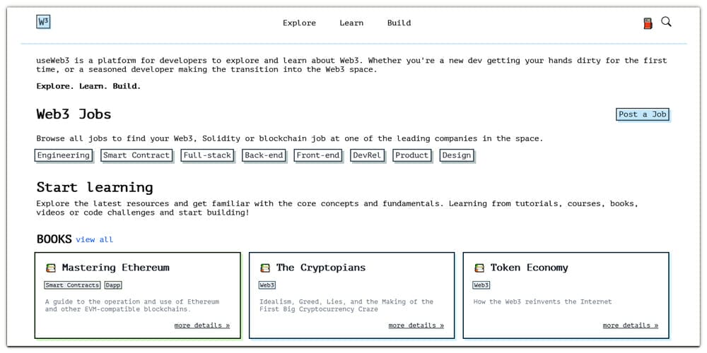 Useful Learning Resources For Web 3.0 Developers