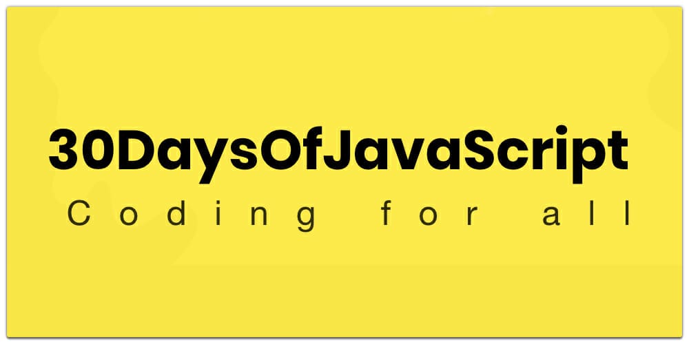 30 Days Of JavaScript