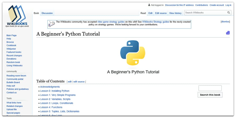 A Beginner’s Python Tutorial