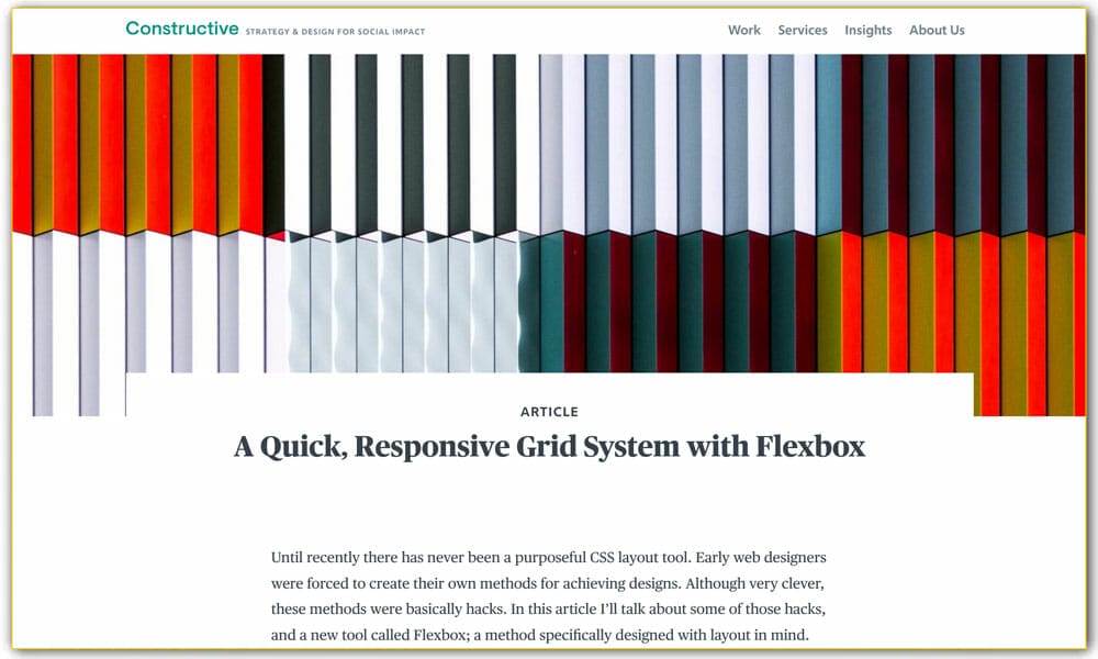 A Quick Responsive Grid System with Flexbox