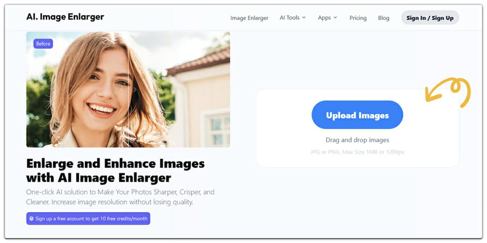 AI Image Enlarger