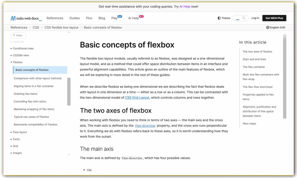 Basic Concepts of Flexbox