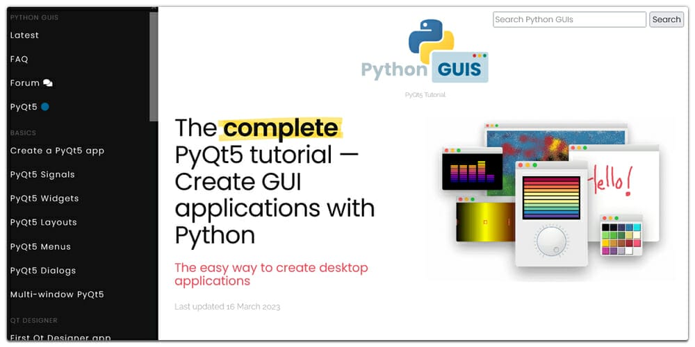 Building GUI Apps with Python