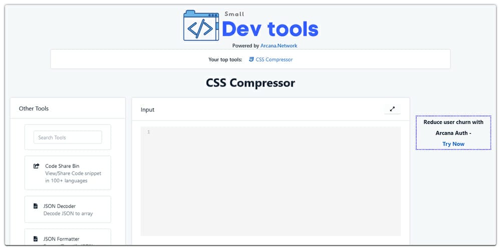 CSS Compressor Online