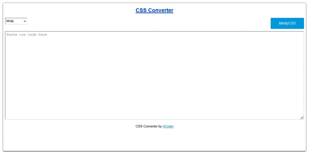 CSS Converter