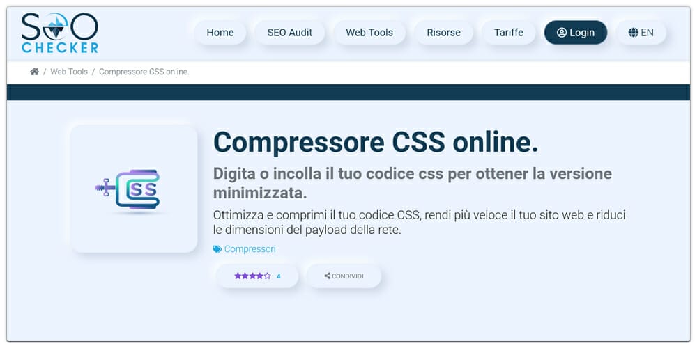 CSS Minifier Online