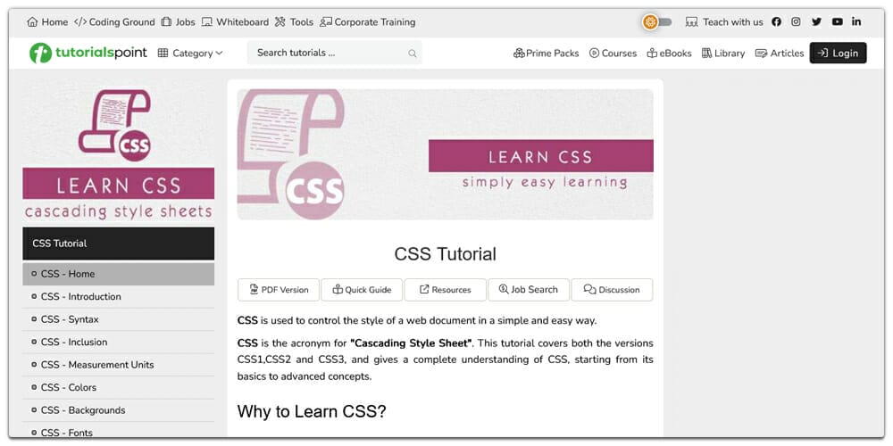 CSS Tutorial