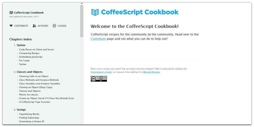 Coffeescript Cookbook