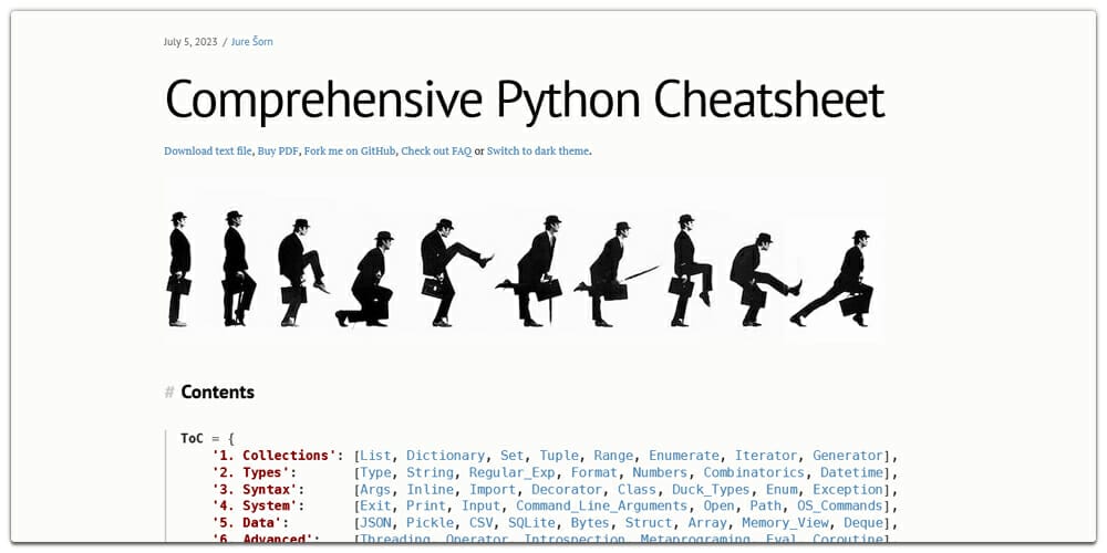 Comprehensive Python Cheatsheet