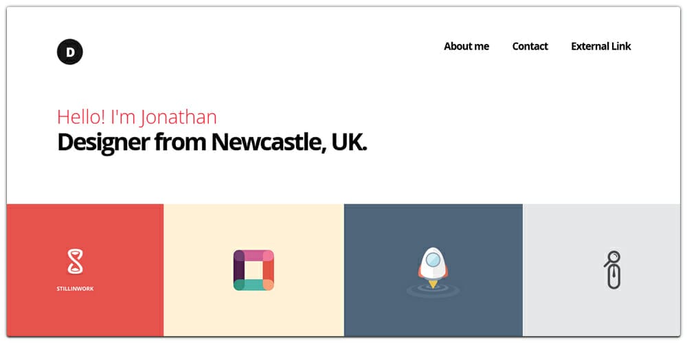 Dsign Minimal Portfolio Bootstrap Template
