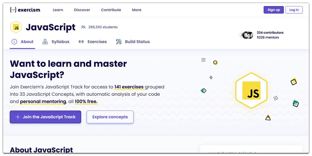 Exercism JavaScript Track