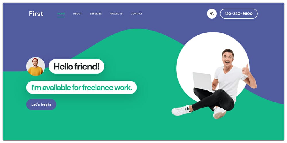 First Portfolio Template