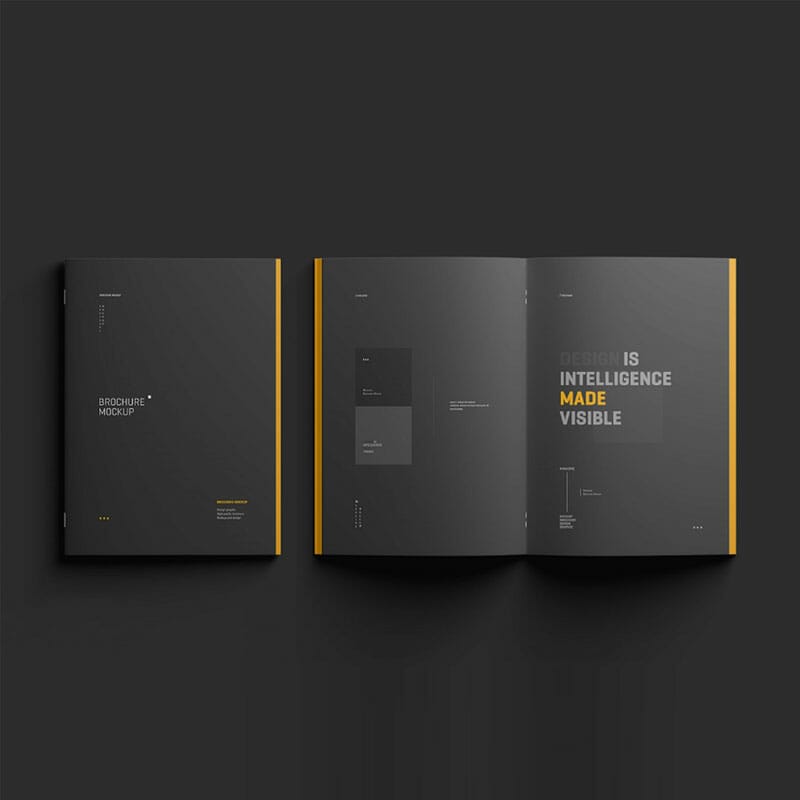 Free A4 Magazine | Brochure Mockup Set