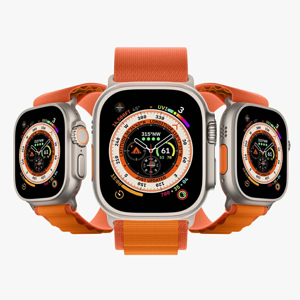 Free Apple Watch Ultra Mockup PSD