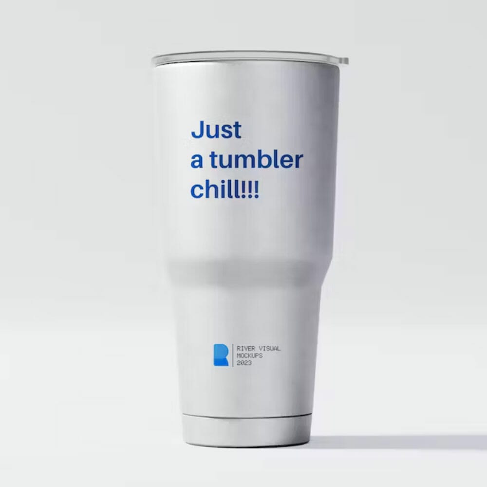 Free Basic Tumbler Mockup PSD
