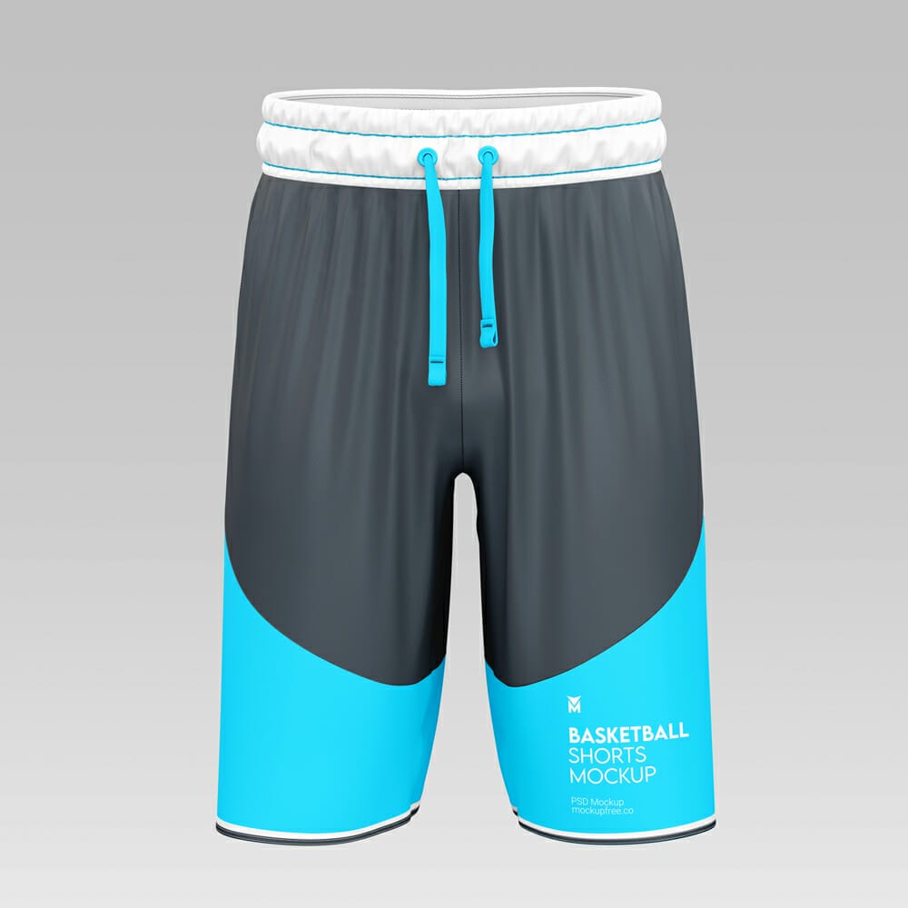 Free Basketball Shorts Mockup PSD