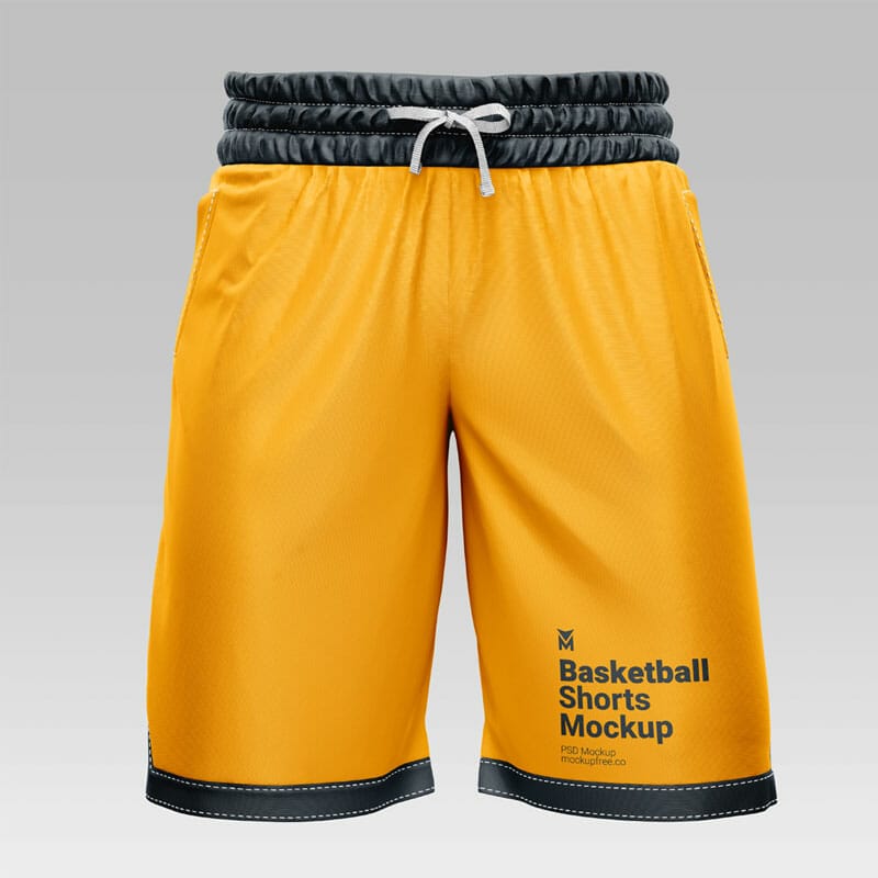 Free Basketball Shorts Mockup Set » CSS Author