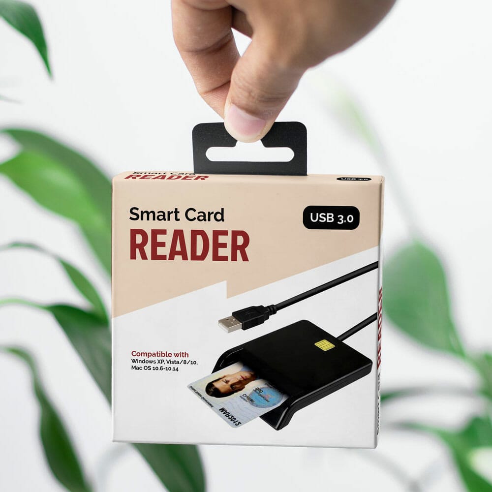 Free Hanging Box Product Packaging Mockup PSD