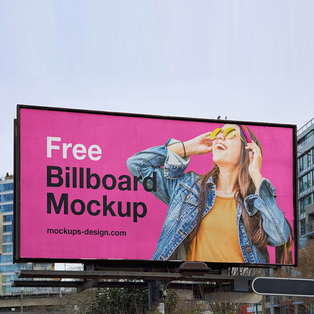 Free PSD Billboard Mockup