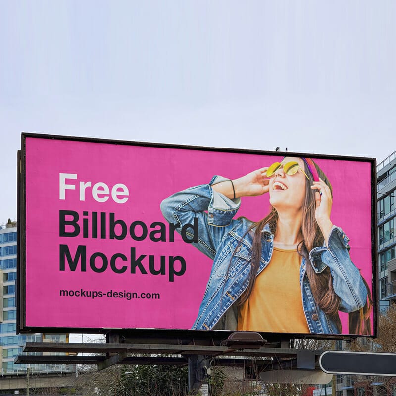 Free PSD Billboard Mockup