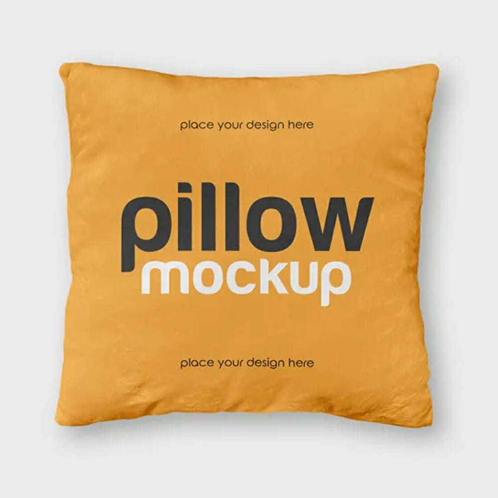 Free Pillow Mockup PSD