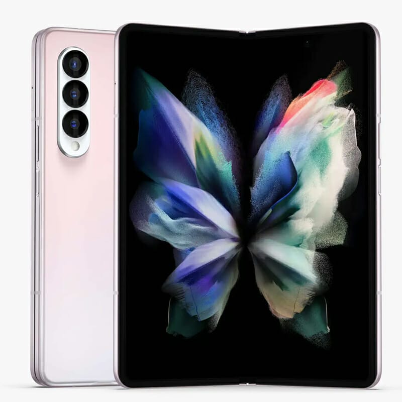 Free Samsung Galaxy Z Fold 3 Mockup PSD