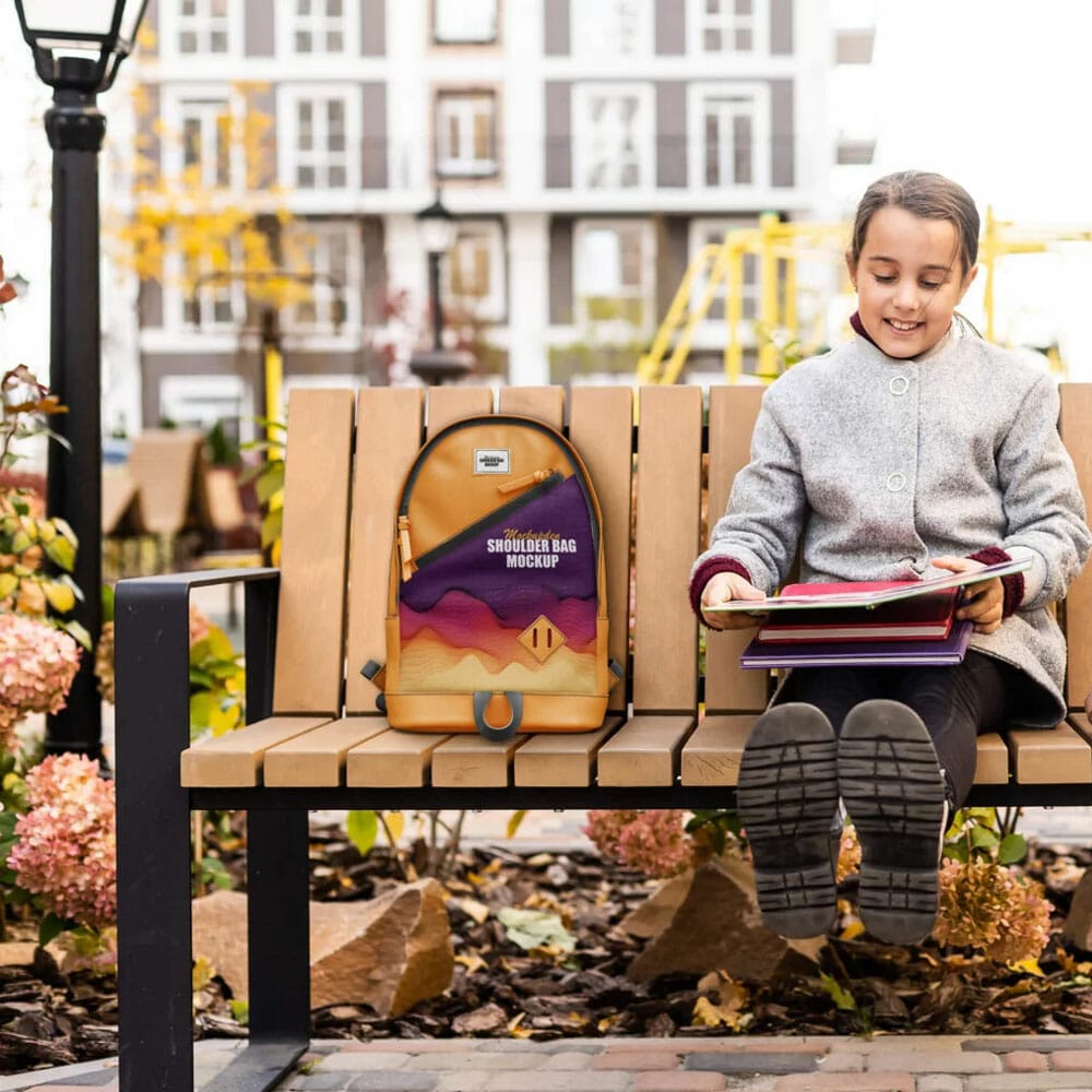 Free Shoulder Bag Mockup PSD Template