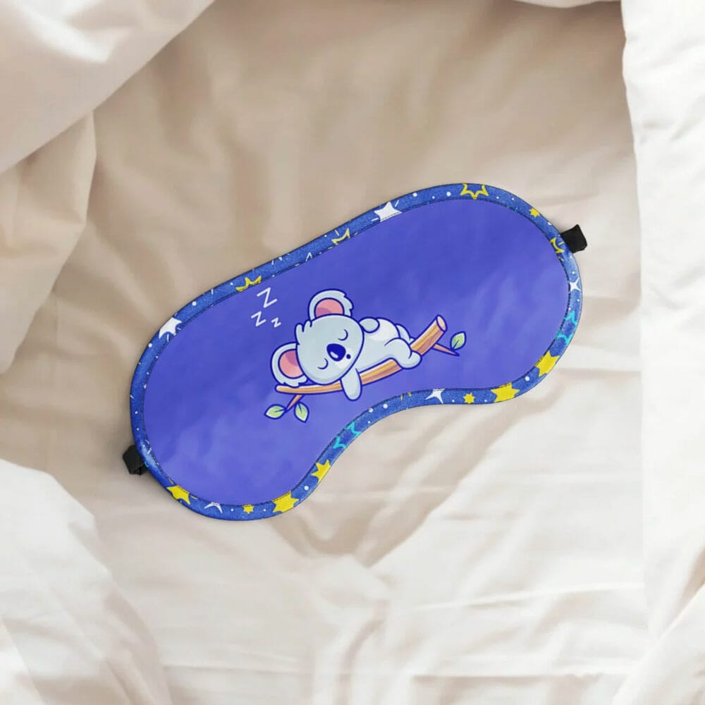 Free Sleeping Mask Mockup PSD Template
