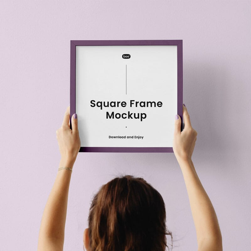 Free Square Frame In Hands Mockup PSD ยป CSS Author