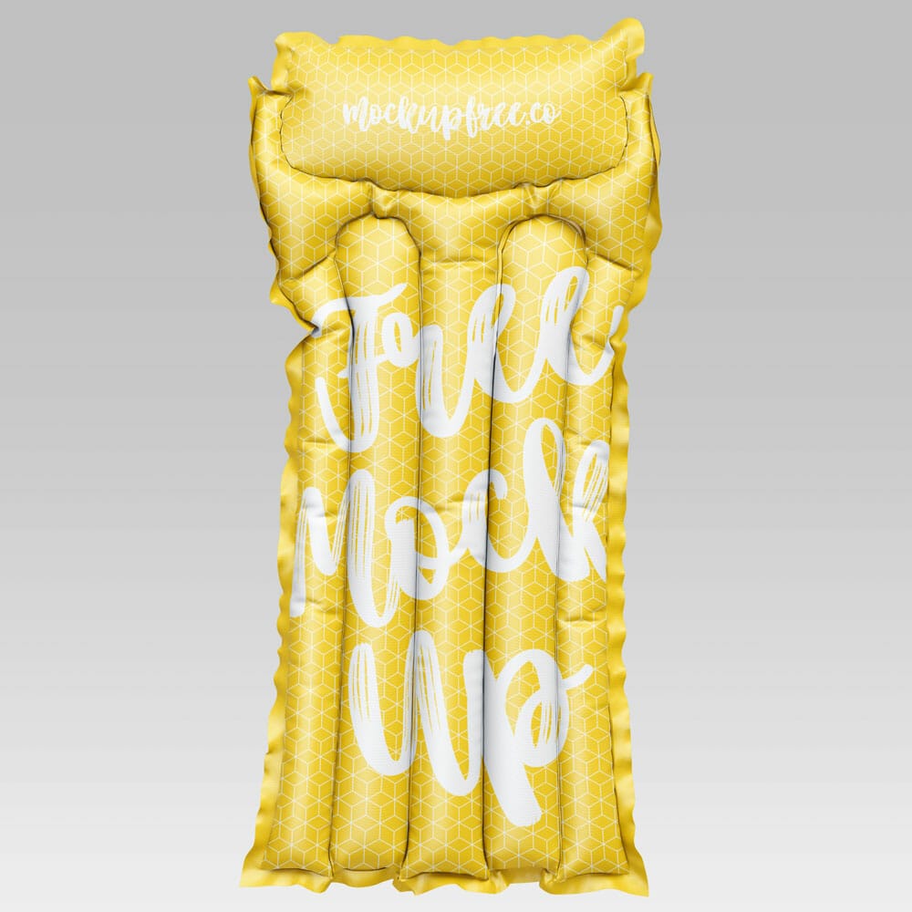 Free Swim Mattress Mockup PSD