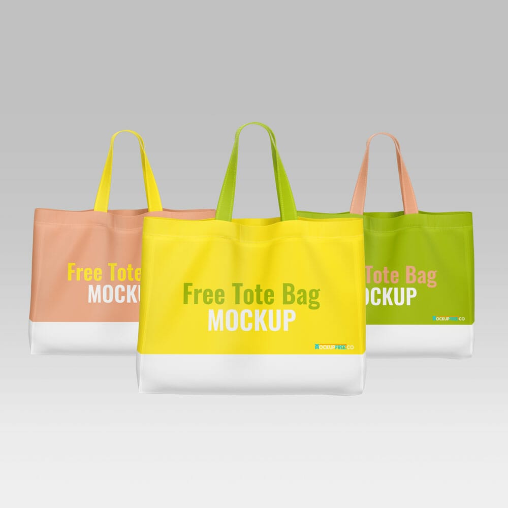 Free Tote Bags Mockup Free PSD